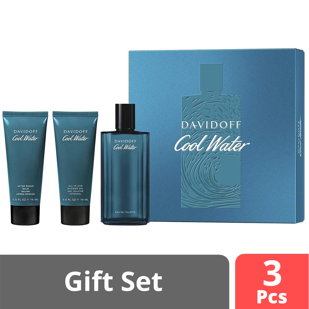 Davidoff Cool Water Gift Set For Men 125ML Ziva Collections